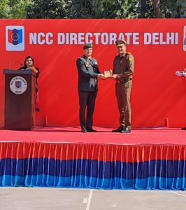 Prof. (Capt) Sandeep has been honored with the ADG NCC Award 2025