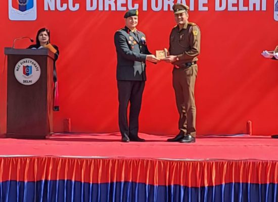 Prof. (Capt) Sandeep has been honored with the ADG NCC Award 2025