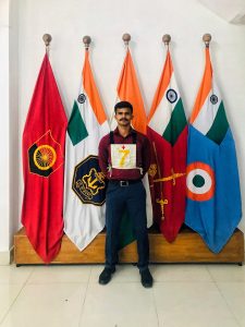 Shubham Devrani secured 12th Rank in Combined Defence Services (CDS-1) Examination