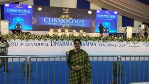 Dr. Syed Mubin Zehra presented her research paper in International conference on Cosmology hosted by Gujrat University Ahmedabad