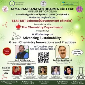 Workshop on Advancing Sustainability: Green Chemistry Innovation and Practices